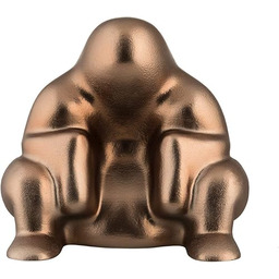 Alessi Dédé Ps18 Bm  designerski stoper do drzwi z żywicy termoplastycznej z powłoką PVD, brązowy metal