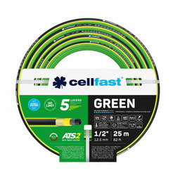 Wąż ogrodowy 5-warstwowy Cellfast Green ATS2 1/2" 25m 15-100