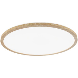 Paulmann 71034 LED panel Atria Shine oprawa sufitowa z Backlight okrągła IP44 22W 2300lm 420mm wygląd drewna tworzywo sztuczne 4000K oprawa łazienkowa