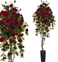 RÓŻA W DONICY KOMPOZYCJA KWIATOWA 150 CM