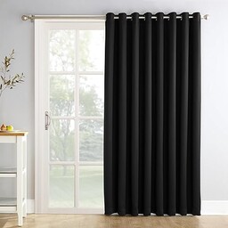 Sun Zero Easton Extra-Wide Blackout Grommet przesuwne drzwi tarasowe zasłona panelowa