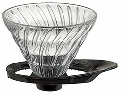 Szklany Drip Hario V60-02 - Czarny