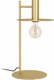 EGLO Escandell lampa stołowa, elegancka lampka nocna, lampa stołowa do salonu i sypialni, metal ze szczotkowanego mosiądzu, oprawka E27