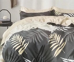 Pościel 220x200 Dwustronna Bawełna Satynowa Collection World Liście