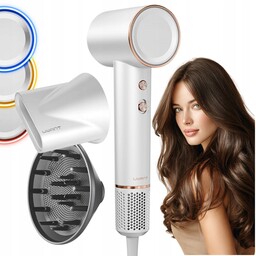 Suszarka Do Włosów Z Jonizacją Dyfuzor Redukcja Hałasu Mocna Zimny Nawiew