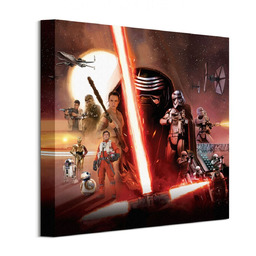 Gwiezdne Wojny Star Wars Ep7 (Galaxy) - Obraz na płótnie