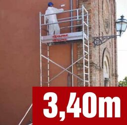 Rusztowanie aluminiowe TOP-SYSTEM 75 x 180 cm - wysokość robocza 3,40 m