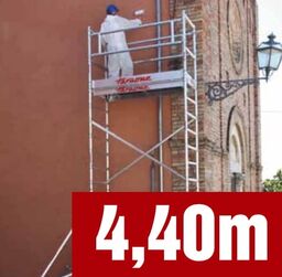 Rusztowanie aluminiowe TOP-SYSTEM 75 x 180 cm - wysokość robocza 4,40 m