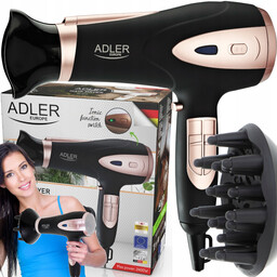 Suszarka Do Włosów 2400W Z Jonizacją Dyfuzorem Koncentrator Zimny Nawiew