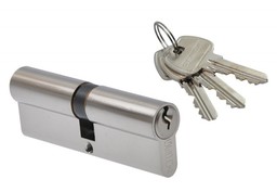 Wkładka bębenkowa Gerda E1 50/50 nikiel satyna