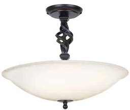 Plafon klasyczny PEMBROKE PB/SF/A BLACK Elstead