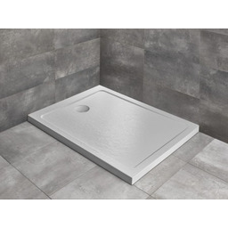 Radaway brodzik akrylowy ze strukturą Doros F Stone biały 120x90cm SDRF1290-01-04S