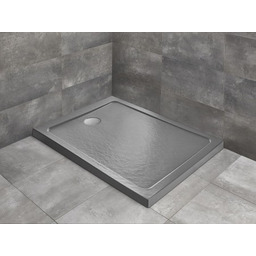 Radaway brodzik akrylowy ze strukturą Doros F Stone antracytowy 120x90cm SDRF1290-01-64S