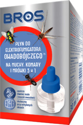 Bros Płyn do elektrofumigatora owadobójczego 3 w 1 30ml