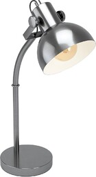 EGLO Lampa stołowa, stalowa, 28 W, nikiel antyczny