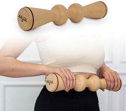 Drewniany masażer do nóg i ciała Akito