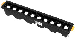 Lampa liniowa Led podtynkowa 20W 3000K czarna JDL-10T