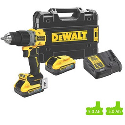 DEWALT Wiertarko-wkrętarka DCD805H2T-QW zestaw akumulatorów