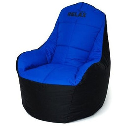 GO GIFT Pufa worek sako BOSS Czarno-niebieski XXL 140 x 90 cm