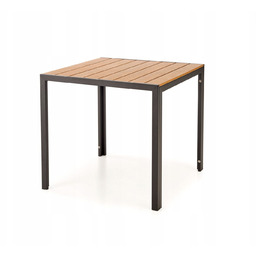 Stół ogrodowy Fierro Halmar kwadratowy aluminium tworzywo sztuczne taras