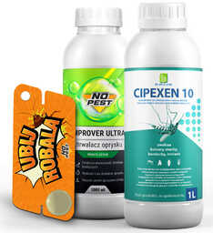 Oprysk na komary. Zestaw Cipexen 10 (Cipex) z utrwalaczem oprysku Improver Ultra 1l.