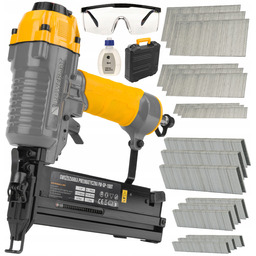 Gwoździarka Zszywacz Taker Pneumatyczny Zestaw 750X Zszywek 1000X Gwoździ