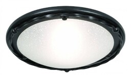Elstead Lighting Plafon Pembroke PB-F-B-BLACK czarna oprawa w klasycznym stylu