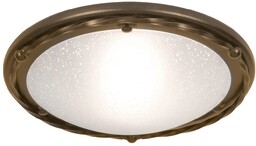 Elstead Lighting Plafon Pembroke PB-F-B-BLK-GOLD czarno-złota oprawa w klasycznym stylu