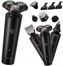 Golarka Maszynka do strzyżenia Trymer Masażer Szczoteczka Enchen X8S-C 5w1