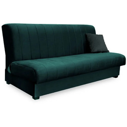 Elior Zielona stylowa kanapa welurowa G9-S38