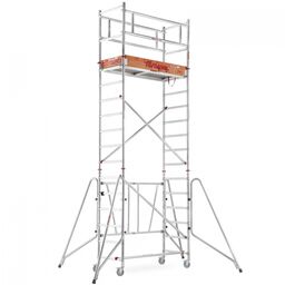 Rusztowanie aluminiowe jezdne FARAONE COMPACT XS - 5,70 m