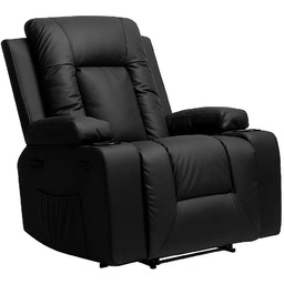 Elior Czarny obrotowy fotel masujący S1-T85