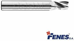 FENES Frez trzpieniowy do metali lekkich 8 mm 2-ostrzowy krótki walcowo-czołowy chwyt walcowy DIN6527-KW VHM 0641-512-900-545