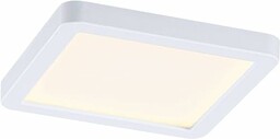 Paulmann 93039 panel LED oprawa wpuszczana Areo VariFit IP44 ciepłobiała 118x118mm czworok. w kompl. lampa sufitowa 1x6,5 W biała tw. sztuczne 3000 K