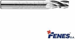FENES Frez trzpieniowy do metali lekkich 10 mm 2-ostrzowy długi walcowo-czołowy chwyt walcowy DIN6527-LW VHM 0641-512-901-555