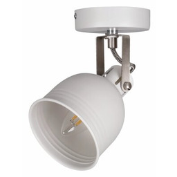 KANLUX Lampa sufitowa Derato EL-1O W-SR Biało-srebrny