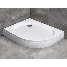 Radaway Brodzik półokrągły Patmos E 100x80 lewy ze zdejmowaną obudową 4P81155-03L