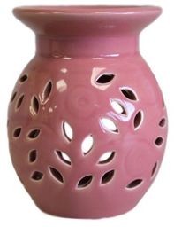 Kwiat Różowy - Kominek Zapachowy Ceramiczny