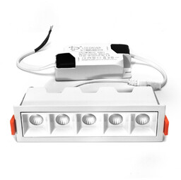 Lampa liniowa Led podtynkowa 10W 4000K BIAŁA JDL-5T