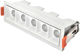 Lampa liniowa Led podtynkowa 10W 3000K BIAŁA JDL-5T