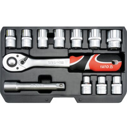 YATO Zestaw kluczy nasadowych YT-38671 (12 elementów) Zyskaj