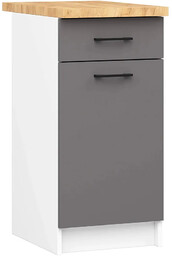 Elior Szara minimalistyczna dolna szafka kuchenna E9-F96