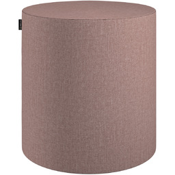 Puf Barrel, zgaszony róż szenil, ø40, wys. 40 cm, City