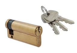 Wkładka bębenkowa Gerda E1 10/55 mosiądz