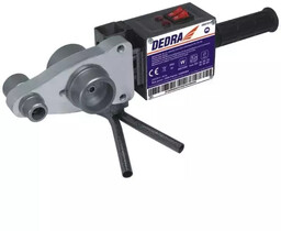 ZGRZEWARKA DO RUR I ZŁĄCZEK Z TWORZYW SZTUCZNYCH DEDRA DED7515 800/1500W, WALIZKA METAL, ZAKRES 16-63MM, PE, PP, PB