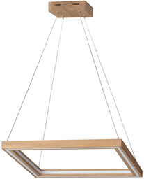 Lampa Wisząca Legno ''In&Out'' 2xLED 24V Zintegrowana 5320lm 3000K 57W Dąb Olejowany/Przezroczysty Kabel PVC 1529274