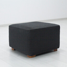 Nueva Textura Super streczowe pokrowce HARMONIA antracyt pufa (40 - 60 cm)