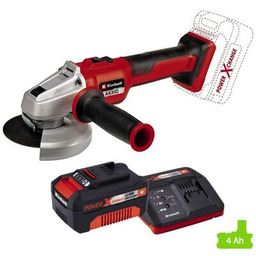 EINHELL Szlifierka kątowa EINHELL AXXIO 18/115 Q Solo + Akumulator PXC 4512042 4Ah 18V + Ładowarka