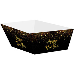 Pudełka na chipsy Sylwestrowe - Sparkling Happy New Year - 4 szt.