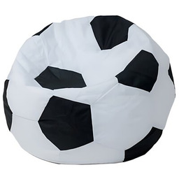 GO GIFT Pufa worek Piłka 3 XL Biało-czarny 120 cm